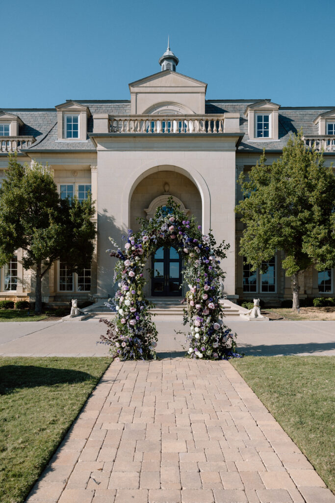 Olana Garden, with wedding florals